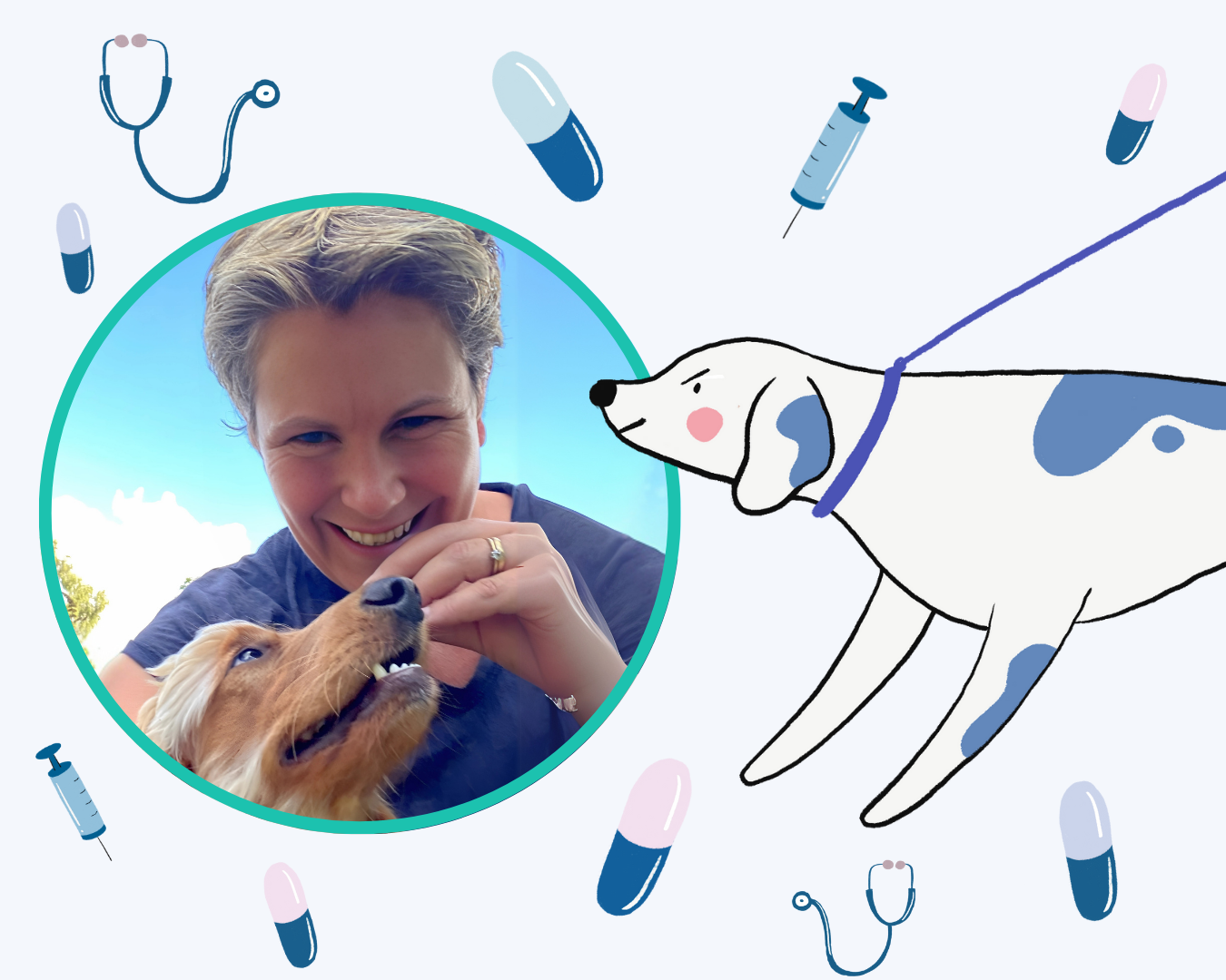 Meddling with meds in the bitey dog